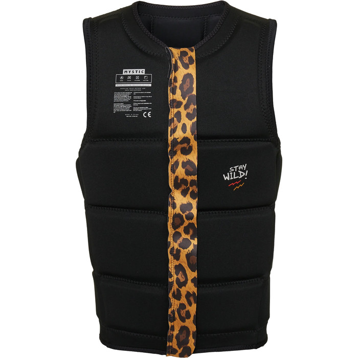 2023 Mystic Womens Zuupack Wake Impact Vest 35005.220149 - Black